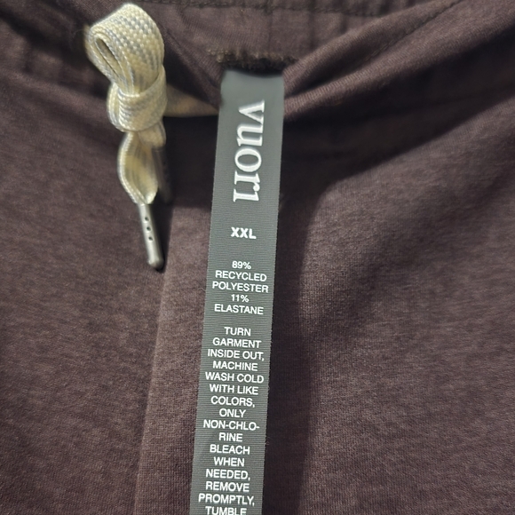 NWT Vuori Halo Essential Wide Leg Lounge Pants in Java Heather, Size XXL. - Picture 11 of 14
